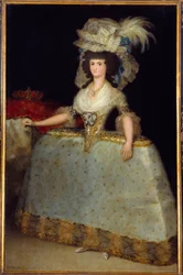 Porträt der Königin von Spanien Maria Luisa, Ehefrau von Karl IV.