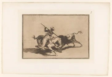 Stierkampf zu Pferd