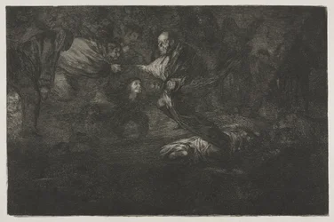 Die Sprichwörter: Gott erschafft sie und sie verbinden sich, 1864