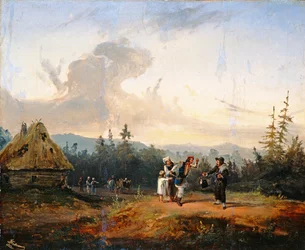 Streit mit dem jüdischen Kaufmann, 1853