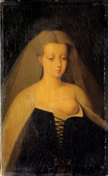 Porträt von Agnes Sorel (1422-1450) (Liebling von König Karl VII.) (Detail)