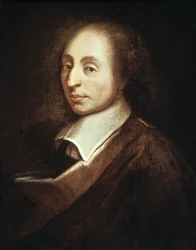 Porträt von Blaise Pascal - Gemälde von François Quesnel