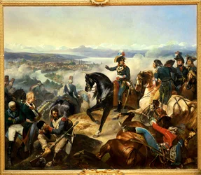 Schlacht von Zürich, gewonnen von General Massena, am 23. September