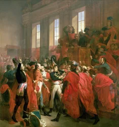 Bonaparte und der Rat der Fünfhundert in Saint-Cloud, 10. November 1799, 1840