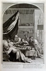 Kupferstich von Francois Chauveau 1680 