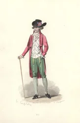 Dandy, Ära von Marie Antoinette.
