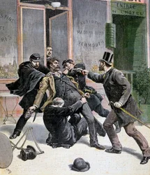Die Verhaftung von Ravachol, 1892