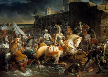 Eroberung von Calais durch François I. de Guise, Herzog von Aumale (1519-1563), 9. Januar