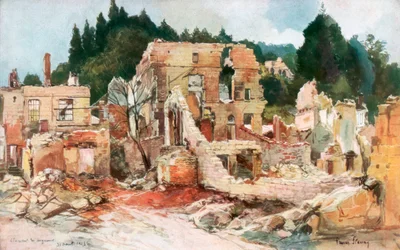 Clermont-en-Argonne, Frankreich, August 1915