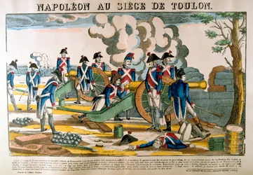 Napoleon bei der Belagerung von Toulon, 1793