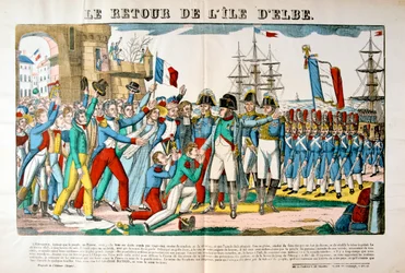 Die Rückkehr Napoleons von der Insel Elba, 26. Februar 1815, ca. 1835