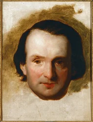Porträt des Dichters Victor Hugo, entschiedener Kritiker und Gegner von Kaiser Napoleon III, den er Napoleon den Kleinen nannte