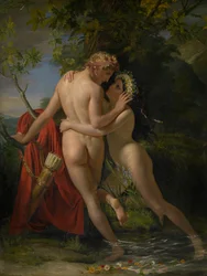Die Nymphe Salmacis und Hermaphroditus