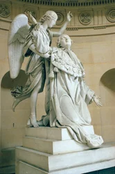 Die Apotheose von Ludwig XVI. (1754-93), auch genannt Ludwig XVI. gehalten von einem Engel, 1825