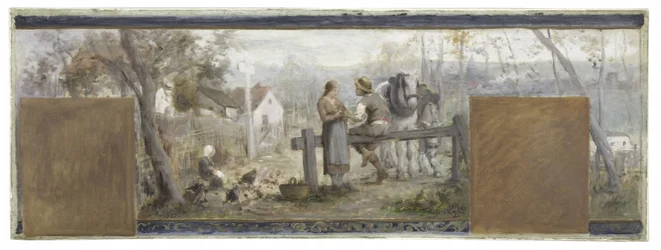 Skizze für das Rathaus von Pantin: Die Verlobung