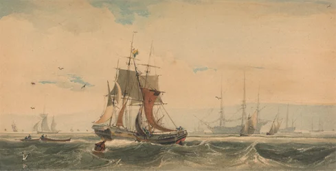 Schiffe auf der Medway, Kent