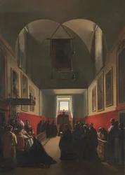 Huldigung an einen Bischof, 1839
