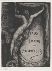 Cover für Eaux Fortes Nouvelles, spätes 19. Jahrhundert