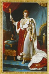 Napoleon I. in Krönungsgewändern