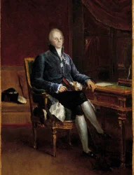 Ganzkörperporträt von Charles Maurice de Talleyrand Perigord, Prinz von Benevent