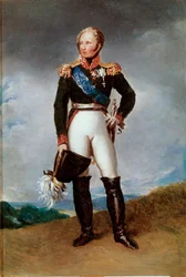 Ganzkörperporträt von Alexander I., Zar von Russland (1777-1825)