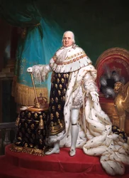Porträt von König Louis XVIII von Frankreich, 1824
