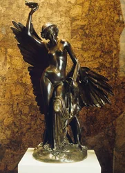Hebe und der Adler des Jupiter, modelliert ca. 1852 gegossen ca. 1860-80
