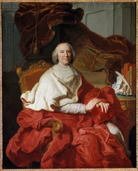 Porträt von Andre Hercule (1653-1743), Kardinal von Fleury, Prälat und Politiker