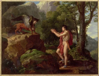 Ödipus und die Sphinx, um 1806-08