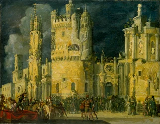 Das Martyrium einer weiblichen Heiligen, frühes 17. Jahrhundert