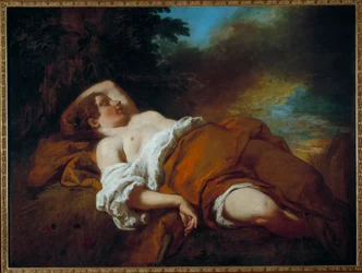 Der schlafende Erntearbeiter