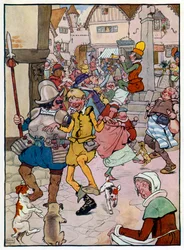 Illustration für Die Geschichte von Tom, dem Pfeifersohn