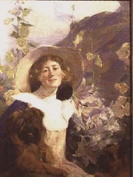 Die Frau des Künstlers Katherine