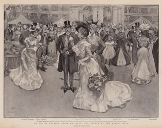 Zur Unterstützung des Charing Cross Hospital, der Basar in der Albert Hall