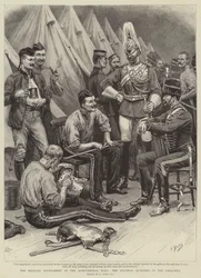 Das Militärturnier in der Agricultural Hall, die Soldatenquartiere in den Galerien