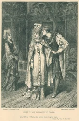 Illustration für Shakespeares König Heinrich V