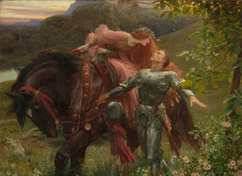 La Belle Dame Sans Merci, ausgestellt 1902 (Öl auf Leinwand)