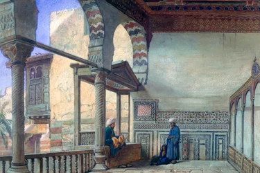 Loggia, Sommerempfang, Haus von Memlook Radnau Bey, Kairo