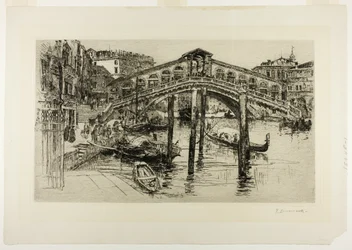 Die Rialto-Brücke, Venedig