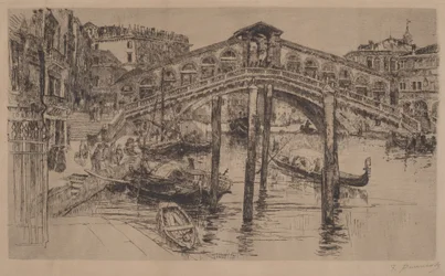 Die Rialtobrücke, Venedig