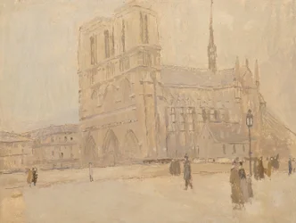 Notre Dame im Winter