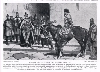 Wilhelm der Löwe vor Heinrich II., 1920er