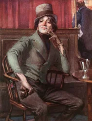 Mr. Alfred Jingle (Farblithografie)