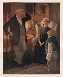 Mr. Dick beantwortet eine Frage