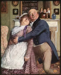 Mr. Pickwick erlebt eine schwierige Erfahrung