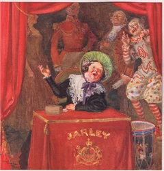 Mrs Jarley zählte von Mittag bis Abend Silbermünzen
