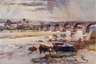 Hexham (Farblithografie)