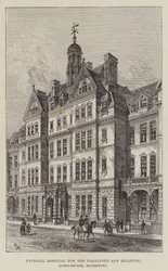 Nationales Krankenhaus für Gelähmte und Epileptiker, Queen-Square, Bloomsbury