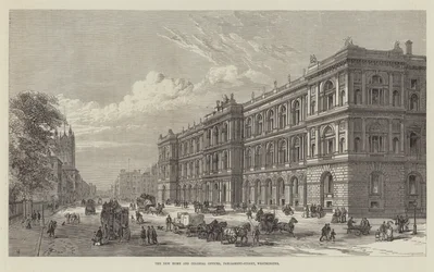 Das neue Heim- und Kolonialamt, Parliament-Street, Westminster