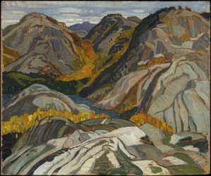 La Cloche Hügel, Felsen und Bach